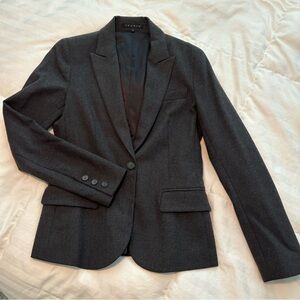 Theory - charcoal gray blazer